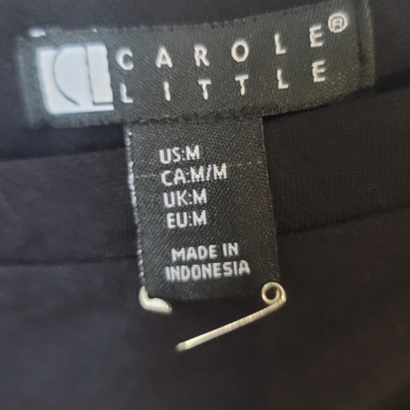 CAROLE LITTLE Classic Black Dress, Size M - Picture 5 of 6